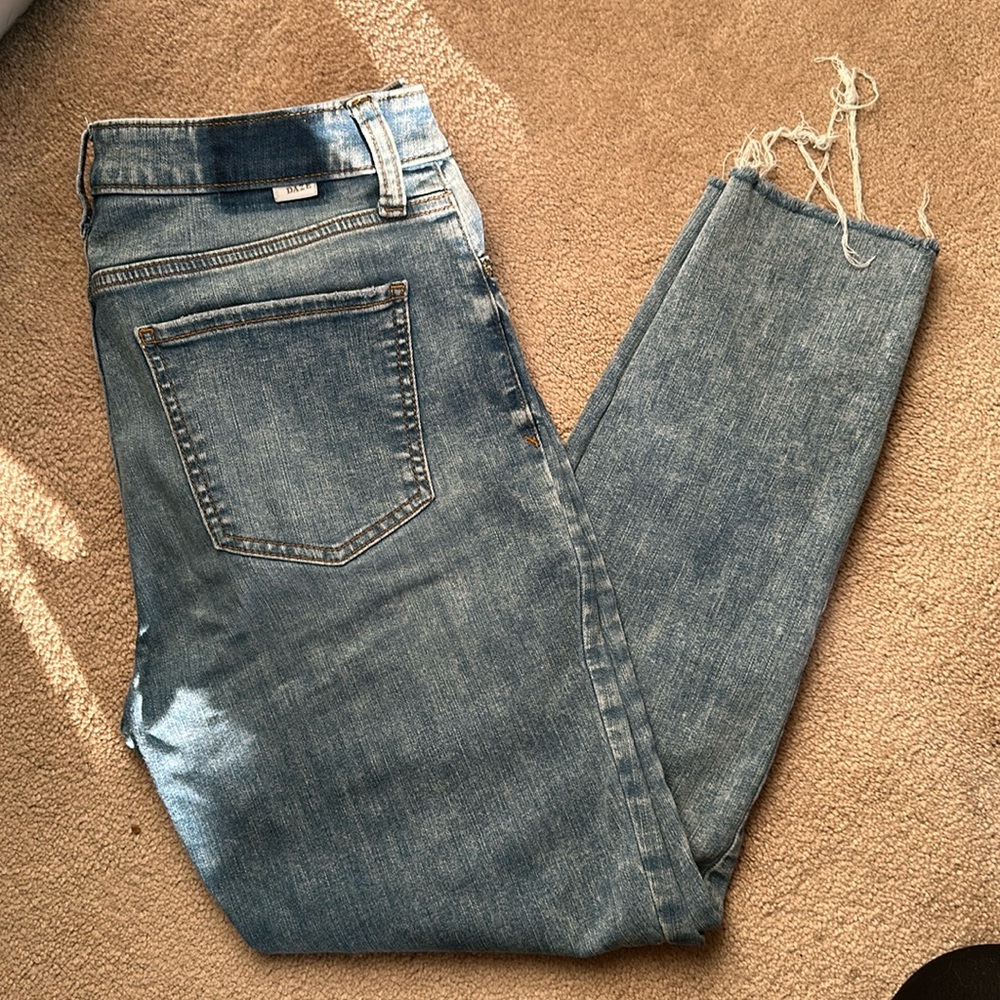 Daze Distress High Waisted Jeans
